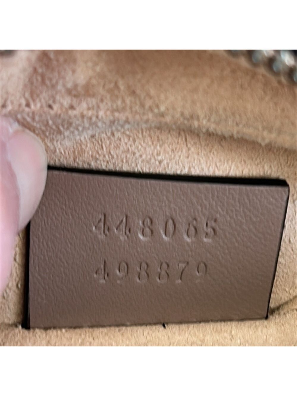 Gucci GG Marmont Mini Shoulder Bag Dusty Pink Gold Hardware # 448065DTD1T5729 - Picture 13 of 13